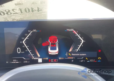 2026 BMW 430I z USA, uszkodzony, nr VIN WBA43DA07TCV89546